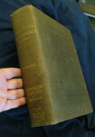Antique Book,  Analytical Concordance To The Bible,  Robert Young,  1919