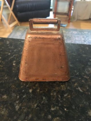 Antique Metal Cow Bell 3 1/2 ",  Absolutely Adorable