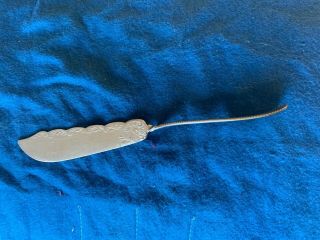 Vintage Crown Silver Plate Twisted Handle Butter Knife Venice