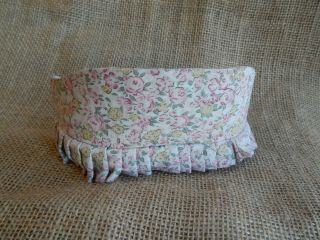 Vintage Dollhouse Miniature Furniture Floral Print Sofa Couch 1:12 Scale 3