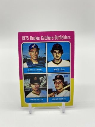 1975 Topps Gary Carter/ Marc Hill/ Dan Meyer/ Leon Roberts 620 Baseball Card