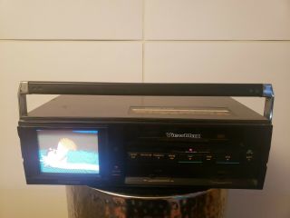 VIEW MAX GVT 9100M PORTABLE VHS TV PRESENTATION UNIT GOOD VINTAGE RARE UNIT WORK 2