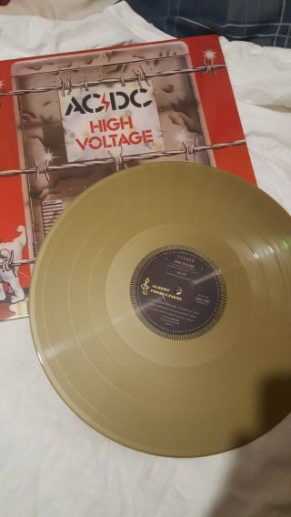 Ac/dc - High Voltage - Rare Albert Issue - Gold Vinyl