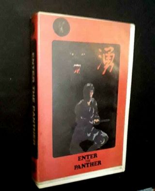 Rare,  2 Uk Pre Cert Big Box Release " Enter The Panther " Vhs Pal Bruce Li
