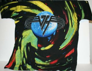 Van Halen 1993 Vintage Concert T - Shirt,  Rare,  Size L,  Pre - Owned