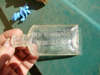 Antique Whisky Bottle Old Kaintuck Whiskey Applied Top