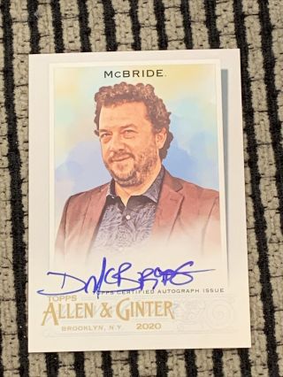 2020 Topps Allen & Ginter Danny Mcbride Auto Autograph Full Size Actor Ssp Rare