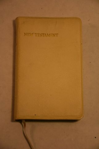 Vintage Pocket Holy Bible Testament,  Collins Press Leather 1940s