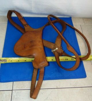 The George Lawrence Company Vintage Leather Belt & Holster 644 S&w K Combat Rare