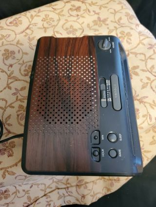 Vintage GE Digital FM/AM Alarm Clock Radio Model 7 - 4613A BB95 2