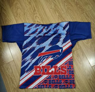 Vintage Very Rare Buffalo Bills Graphic Jersey,  90 ' s,  CCM,  Large,  Retro NFL, 2