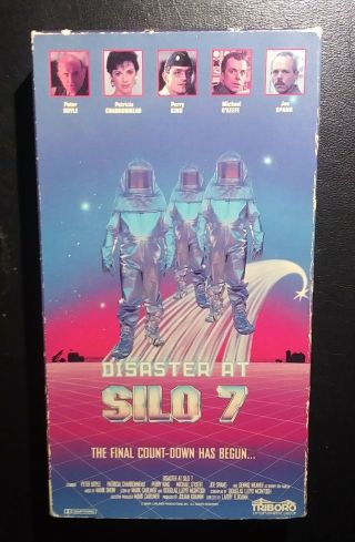Disaster At Silo 7 (vhs,  1993) Rare Not On Dvd Sci - Fi Horror Cult