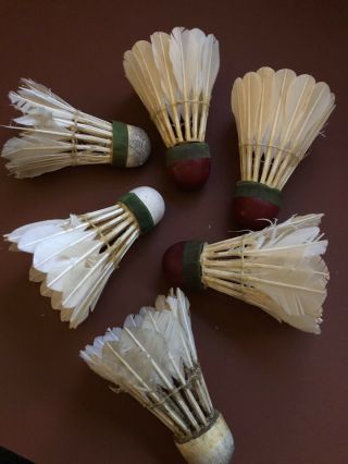 Antique Badminton Shuttlecocks