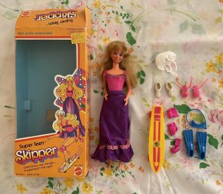 Vintage 1978 Teen Skipper Doll Mattel 2756 Barbie 