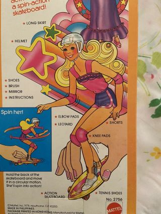 Vintage 1978 Teen Skipper Doll Mattel 2756 Barbie ' s Sister 2