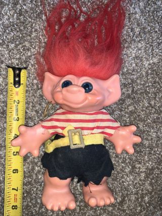 Vintage Thomas Dam 8” Pirate Troll Doll Piggy Bank 1960 