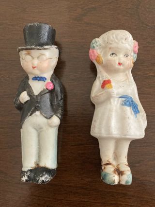 Vintage Wedding Topper Bride And Groom 1920’s Made In Japan