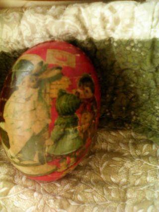 Antique German Paper Mache Egg