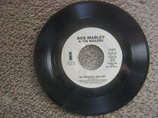Bob Marley&wailers " No Woman No Cry " Rare Reggae Promo 45 Island 037 Vtg 1975