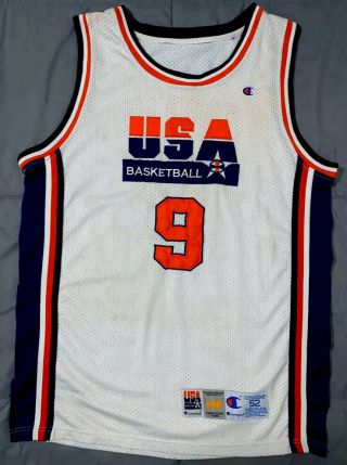 Michael Jordan 1992 Usa “dream Team” Olympics Vintage/ Rare Champion Jersey