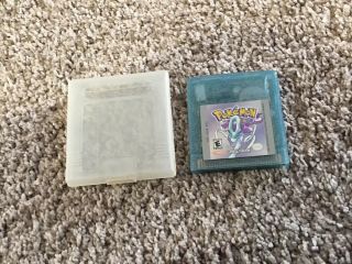 Pokemon: Crystal Version Game Boy Color Official Authentic Cleaned Rare Vgc