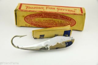 Vintage Barracuda Reflecto Minnow Antique Fishing Lure Gh912
