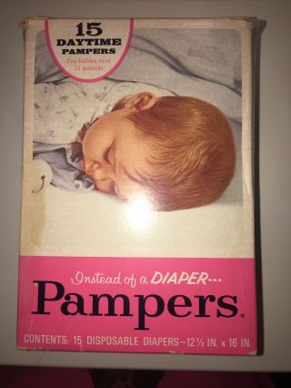 Vintage Pampers Diapers - Rare