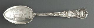 Watson Mormon Temple Salt Lake City Sterling Silver 5 1/8 Souvenir Spoon