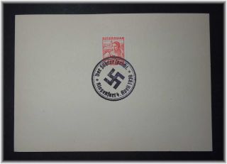 32 Germany 3rd Reich Rare Specialcard " Der Führer Spricht " 1938 Adolf Hitler