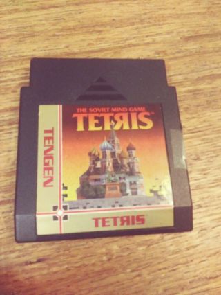 Nes Tengen Tetris Rare Black Cartridge The Soviet Mind Game 1988