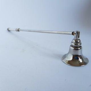 Vintage Silver Plated Candle Snuffer Pivot :a11