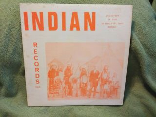 16 Sioux Songs 1972 Indian Records Native American Folk Lp Vinyl Ex Cover Ex
