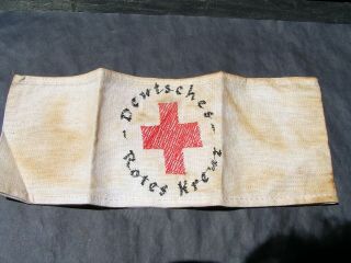 Ww1 German Red Cross Arm Band.  Very Rare.