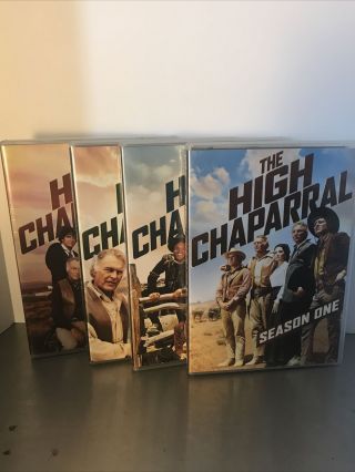 The High Chapparal Complete Series Dvd 1 2 3 4 (final Season) Region 1 Rare Htf