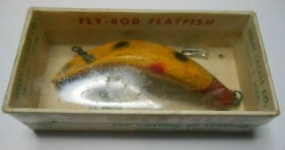Vintage Fly - Rod Flatfish Wooden Lure
