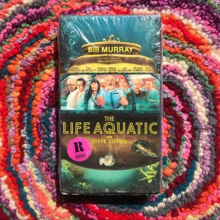The Life Aquatic With Steve Zissou.  Wes Anderson Rare Vhs 2005