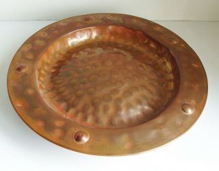 Vintage Hammered Copper Wall Plate