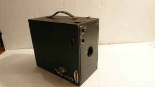 Antique Vintage Eastman Kodak No.  2c Brownie 130 Medium Format Box Film Camera
