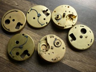 Antique Pocket Watch Parts Key Wind - Spares Repair