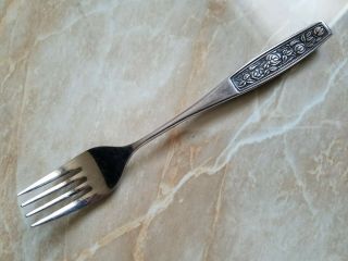 Antique Vintage Collectible Fork 6.  5 " Interpur Stainless Steel - Japan