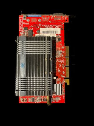Sapphire ATI RADEON 9800 PRO AGP Video Card,  128MB/256 - Bit Rare Passive Cooled 2