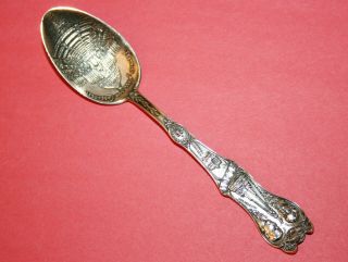 1903 Louisiana Purchase Expo Sterling Silver Spoon,  St.  Louis Worlds Fair,  51/2