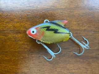 Vintage Heddon Sonic Lure In Perch Color