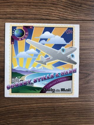Crosby Stills And Nash - 11 Track Promo Cd Album Daily Mail Ex Rare Items
