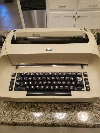 Ibm Vintage Selectric 1 Electric Typewriter Rare Dark Blue Keys Parts /repair