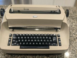 IBM Vintage Selectric 1 Electric Typewriter Rare Dark Blue Keys Parts /Repair 2