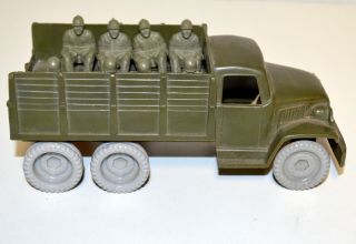 Rare Vintage 1960s Marx Army Training Center Playset Plastic Troop Truck