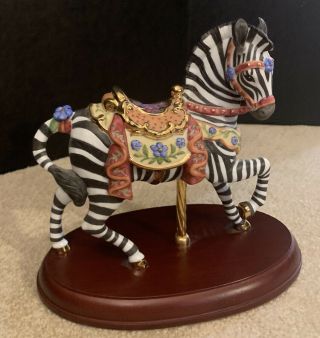 RARE Vintage Lenox Carousel Zebra Collectible HTF VTG Horse Collectible 2006 2