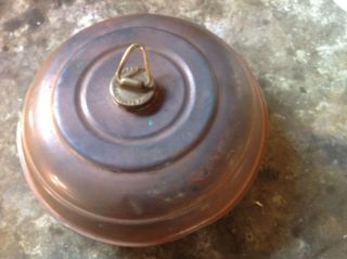 Vintage / Antique Copper Bed Warmer/hot Water Bottle.
