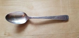 Antique,  Vintage Collectible Spoon 6 " Wm Rogers & Son.  Aa Silver Plate,